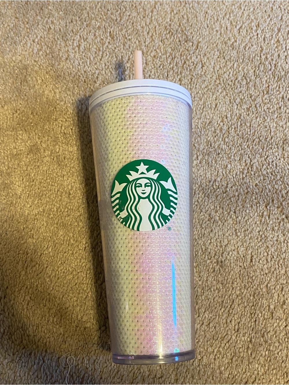 Starbucks Purple Iridescent Tumbler Bottom View